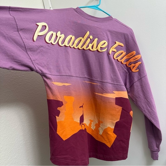 Disney Pixar Up Spirit Jersey Sweatshirt Paradise Falls Screen Art - Picture 8 of 8